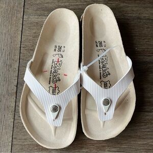 Birkenstock White Sandals